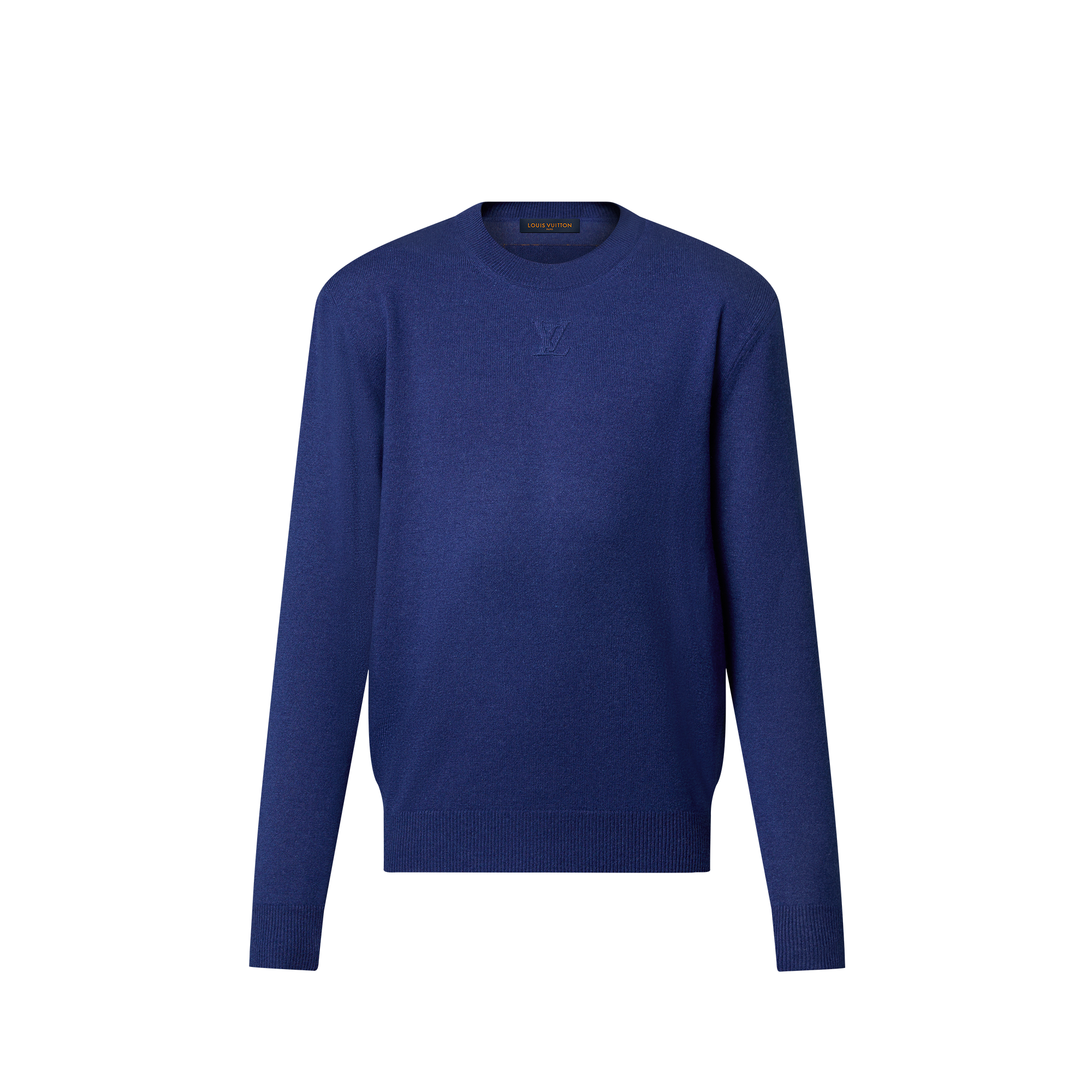 LV Embossed Cashmere Crewneck